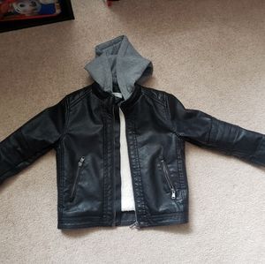 Toddler Boy Leather-like Jacket - 4-5T